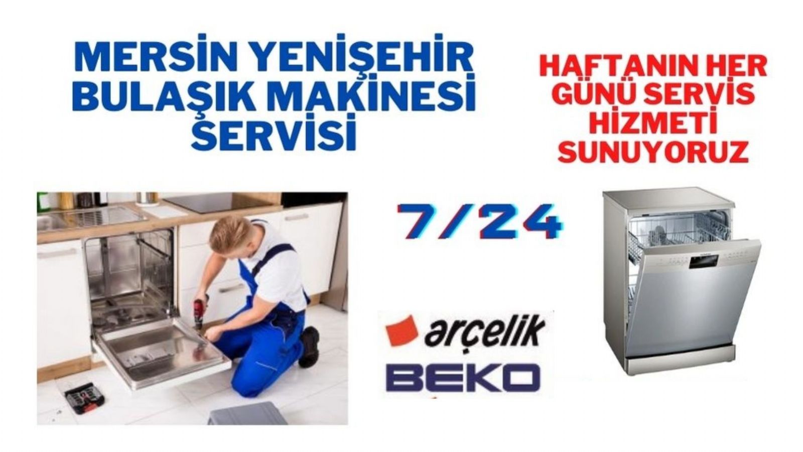 Mersin Yenişehir Bulaşık Makinesi Servisi