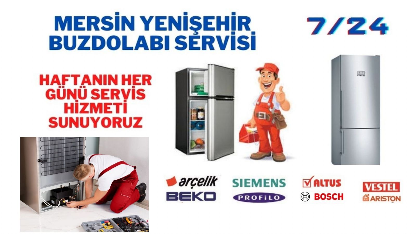 Mersin Yenişehir Buzdolabı Servisi
