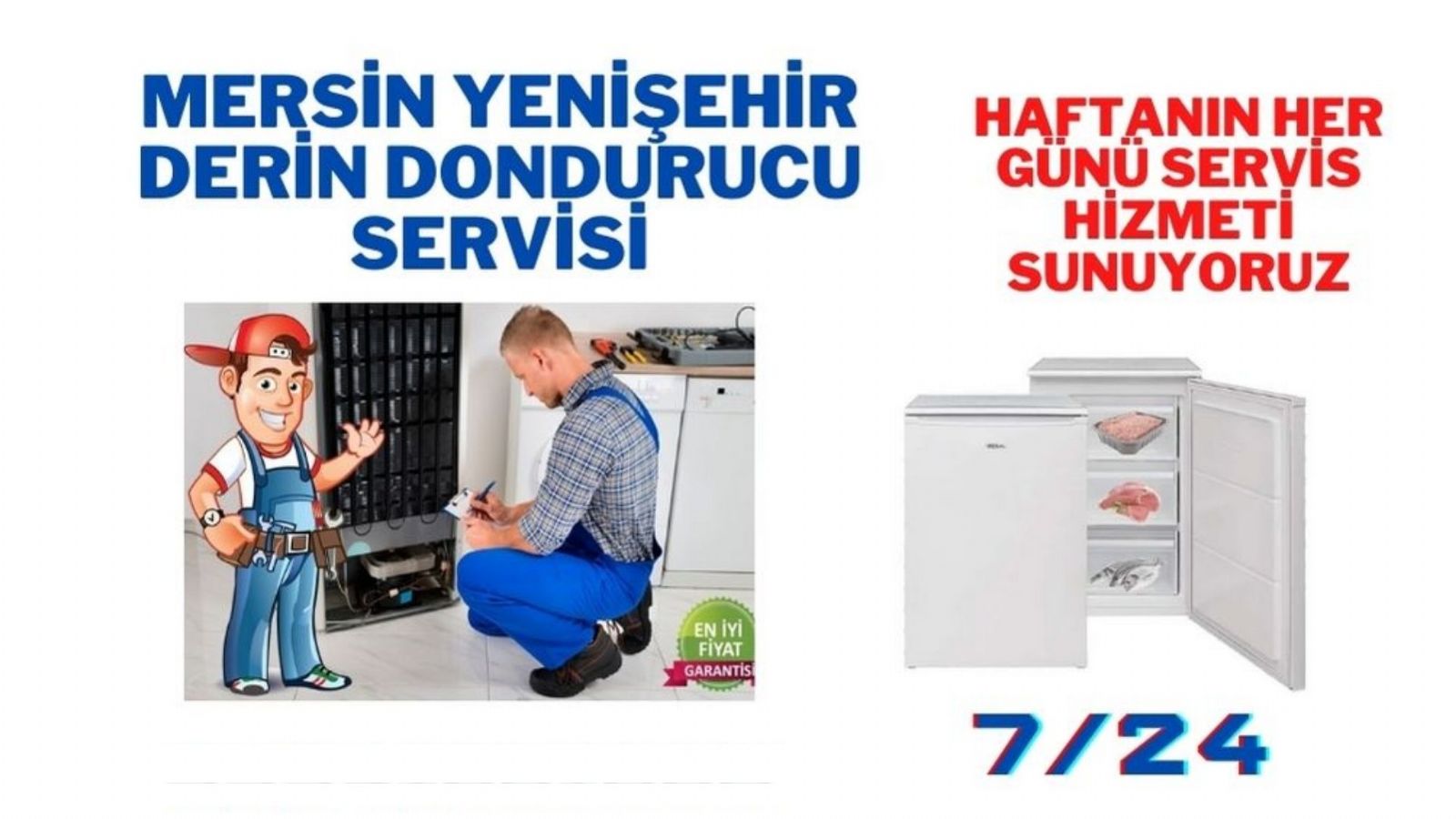 Mersin Yenişehir Derin Dondurucu Servisi